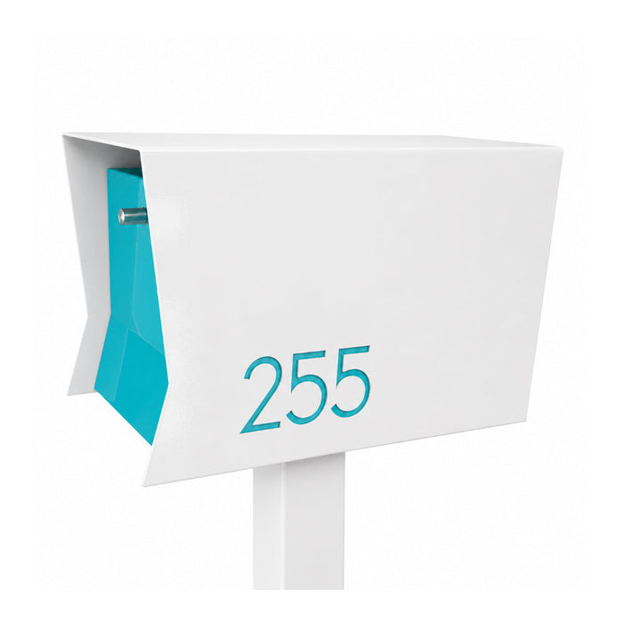 Retrobox-2.0,  in ARCTIC WHITE - Modern Mailbox