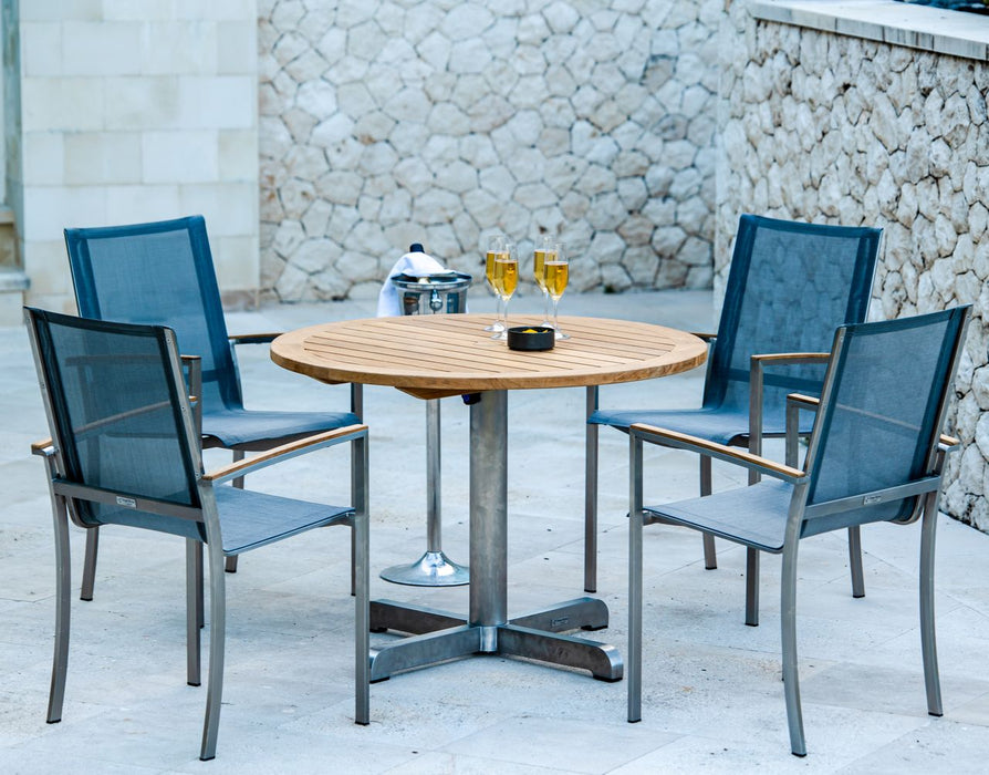 Three Birds Casual Avanti Round Pedestal Table 40"