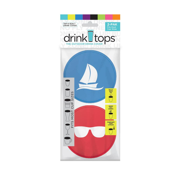 TAP & SEAL Drink Covers - Set of 2