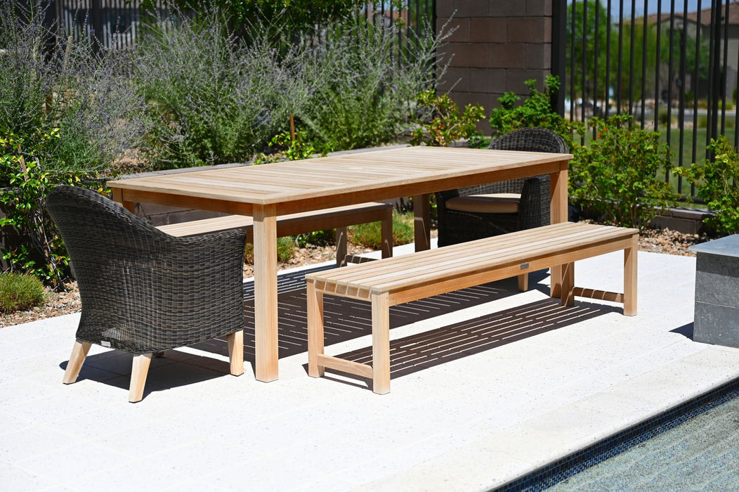 Three Birds Casual Charleston Backless Bench 6