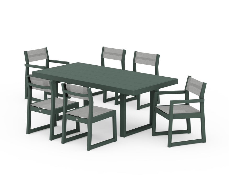 POLYWOOD® EDGE Sling 7-Piece Dining Set