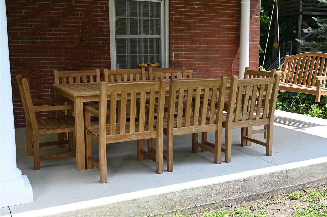 Three Birds Casual Newport Rectangle Dining Table 86"