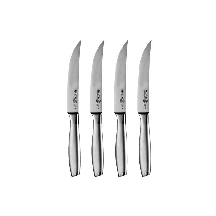 Messermeister Avanta Stainless Fine Edge Steak Knife Set - 4 Piece