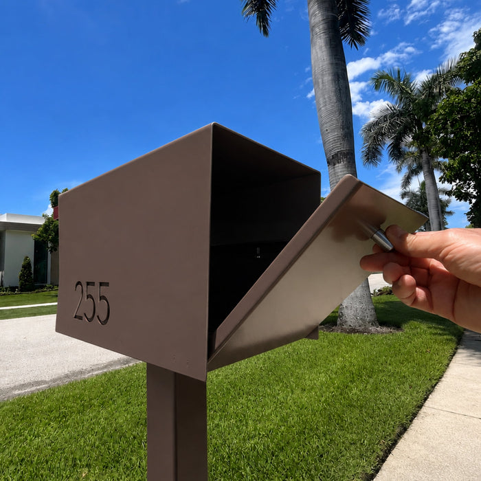 UpTown Box-2.0 in COCONUT - Modern Mailbox