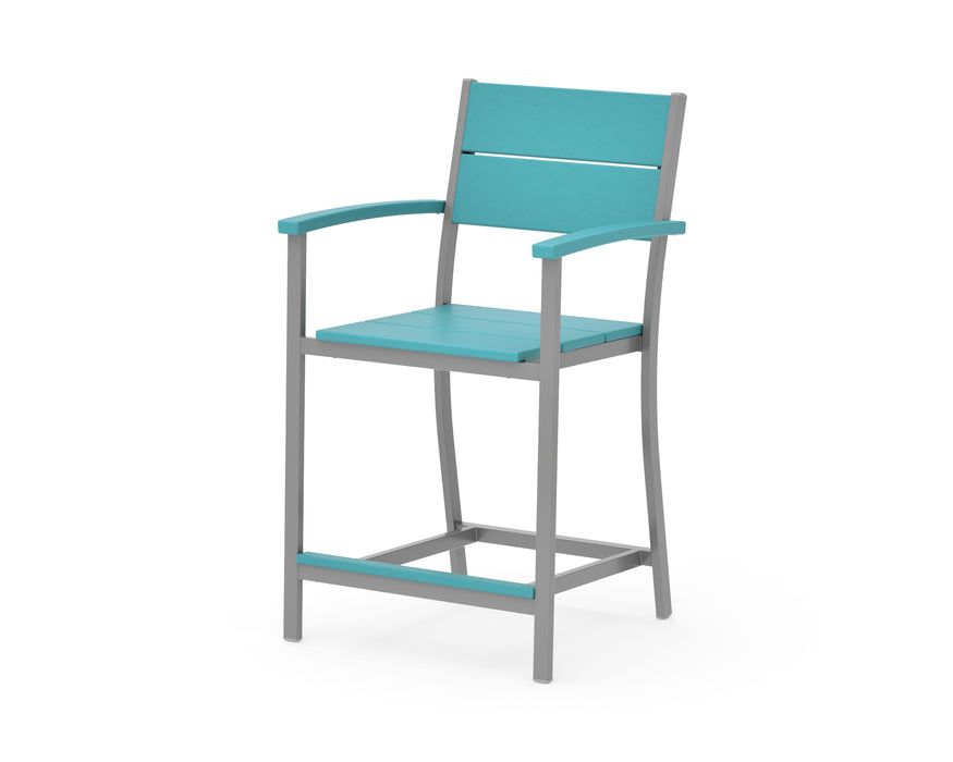 POLYWOOD® Main Street Counter Arm Chair
