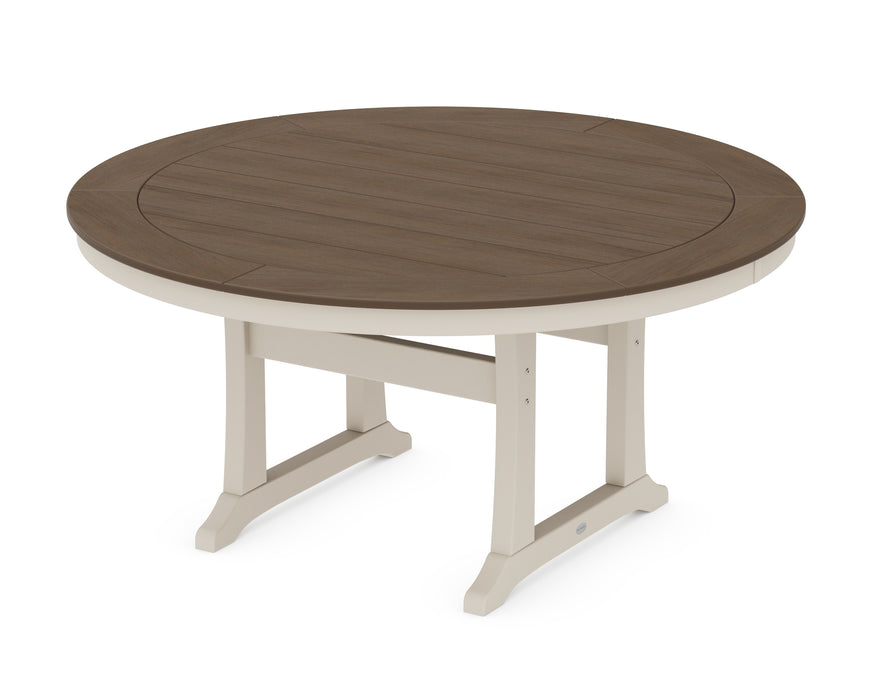 POLYWOOD® Nautical Trestle 60” Round Dining Table