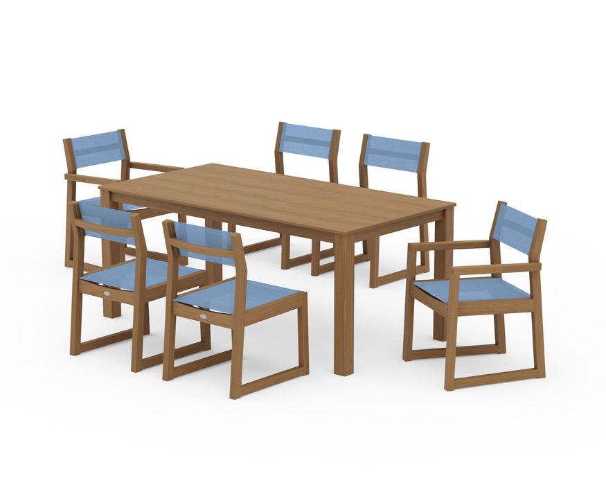 POLYWOOD® EDGE Sling 7-Piece Parsons Dining Set