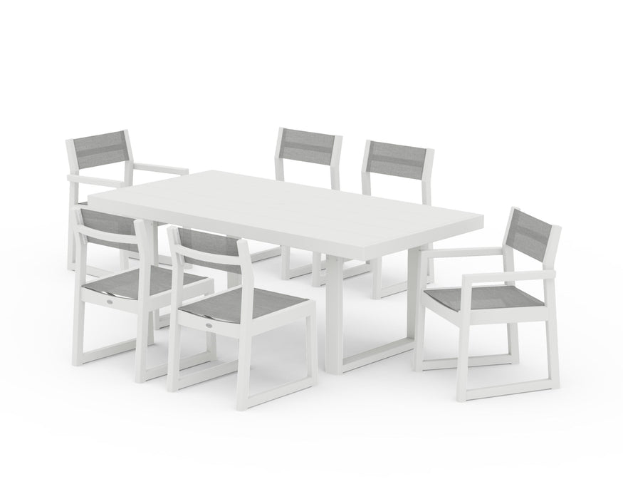 POLYWOOD® EDGE Sling 7-Piece Dining Set