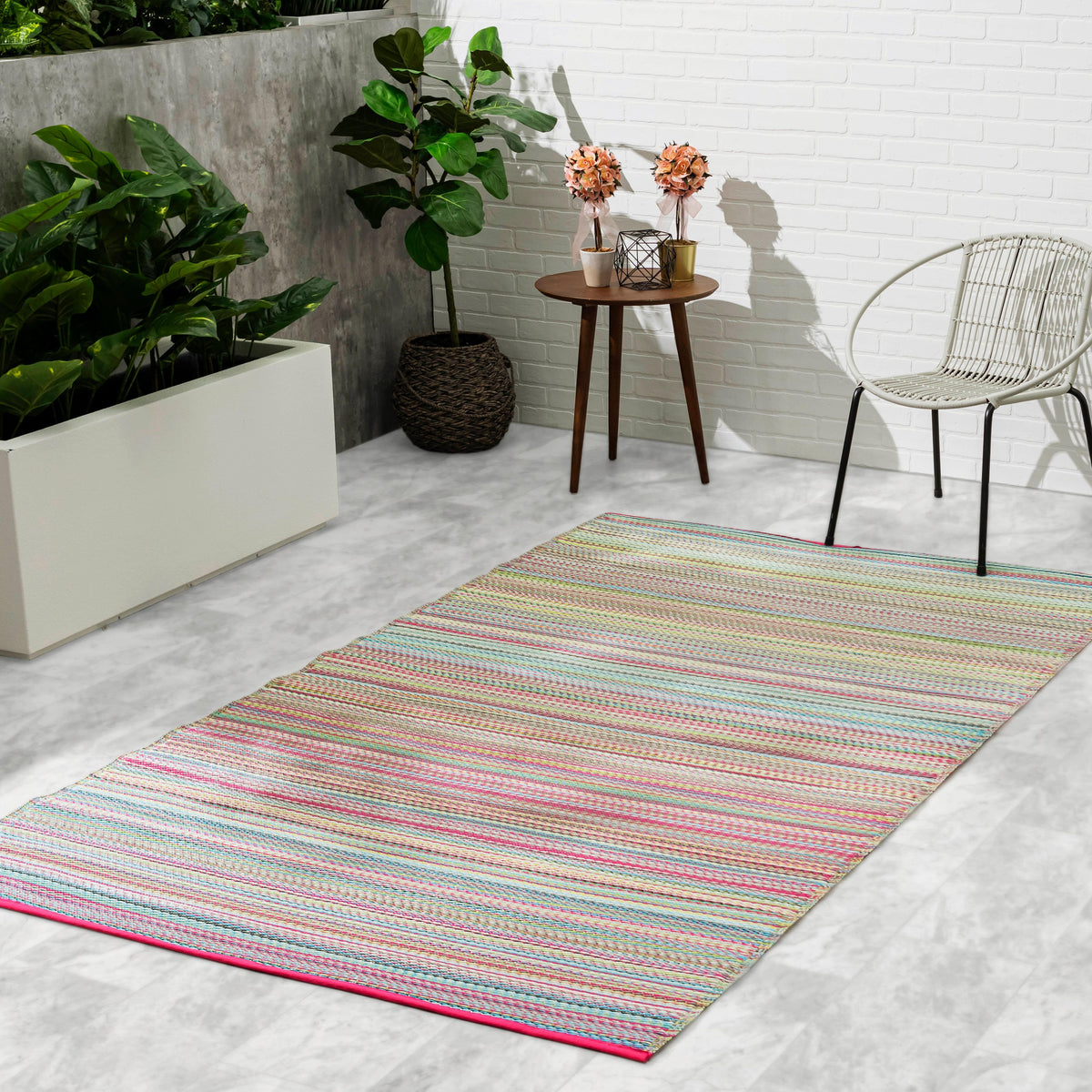 Cancun - Candy Outdoor Rug for Patio — Outdoor Rooms by Design