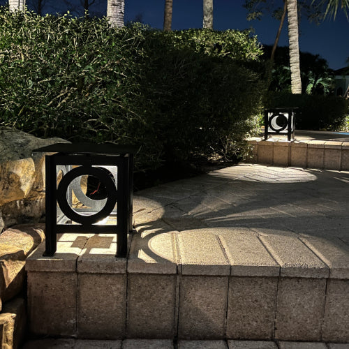 RadiantLight Circles Breeze Block Landscape Light - Garden Light