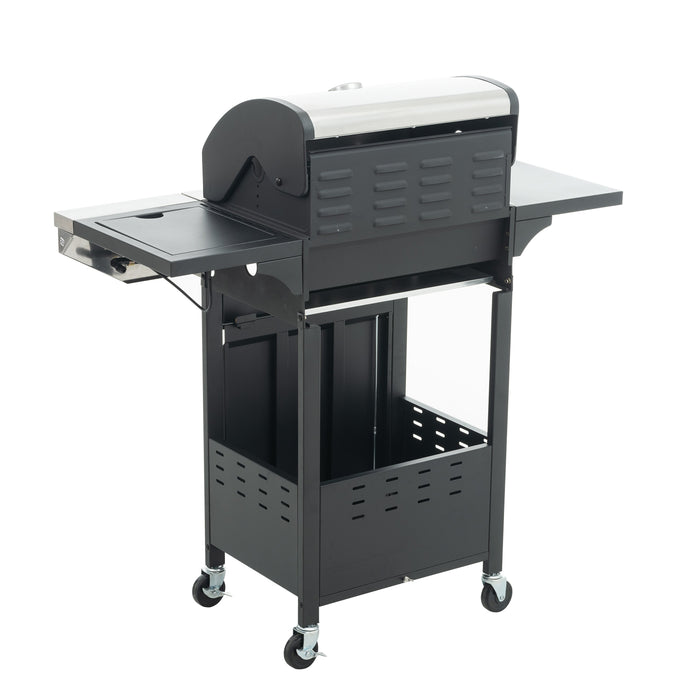 GigaTech 3 Burner Stainless Steel Propane Grill with Side Burner