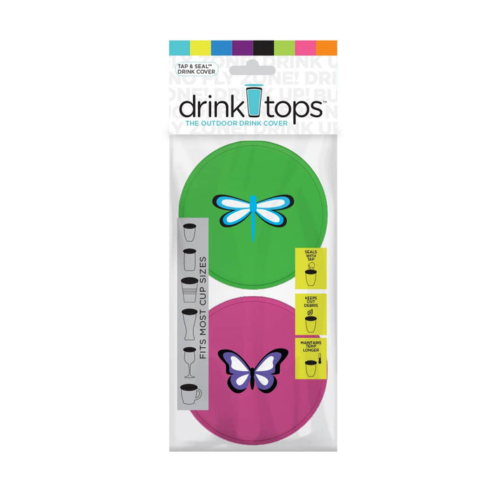 TAP & SEAL Drink Covers - Set of 2