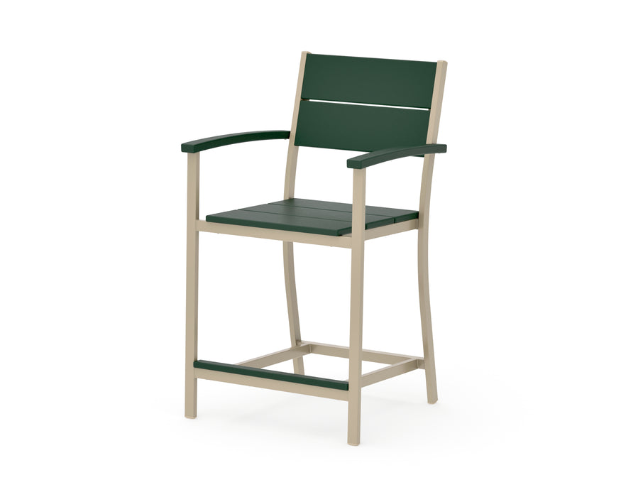 POLYWOOD® Main Street Counter Arm Chair
