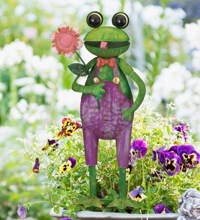 Frog Stake 15" - Purple