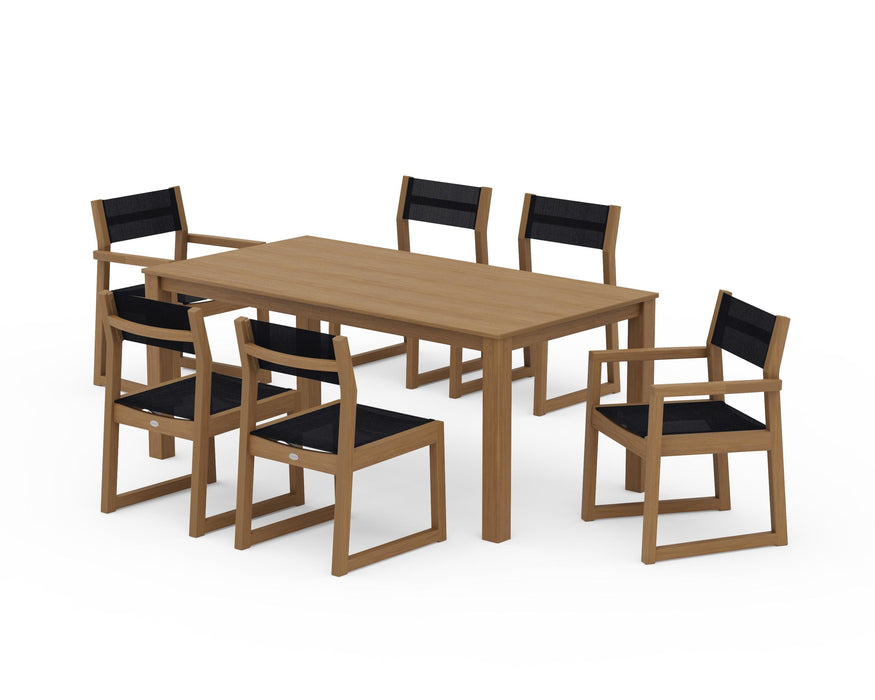 POLYWOOD® EDGE Sling 7-Piece Parsons Dining Set