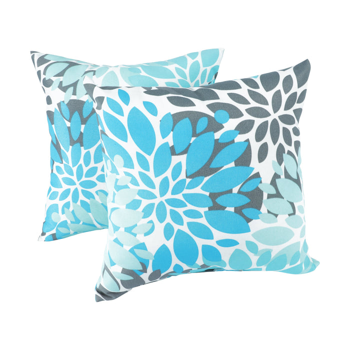 2 Pack Outdoor Throw Pillows, Waterproof & Fade-Resistant