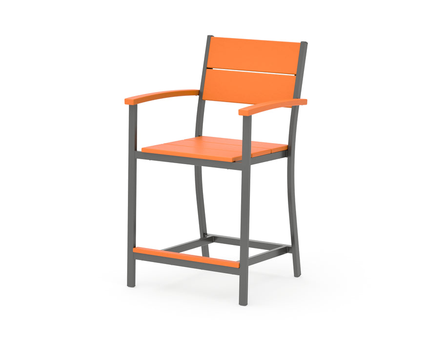 POLYWOOD® Main Street Counter Arm Chair
