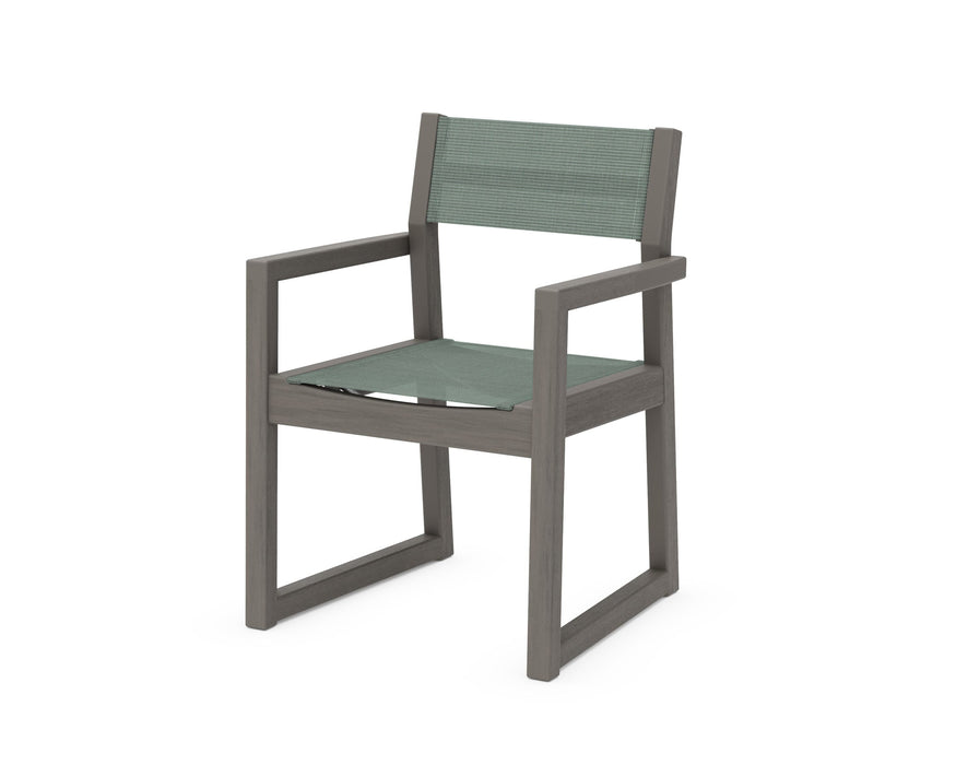 POLYWOOD® EDGE Sling Dining Arm Chair
