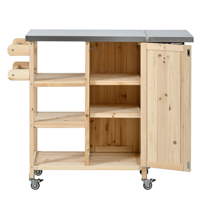 Foldable Outdoor Kitchen Island Patio Kitchen Island
