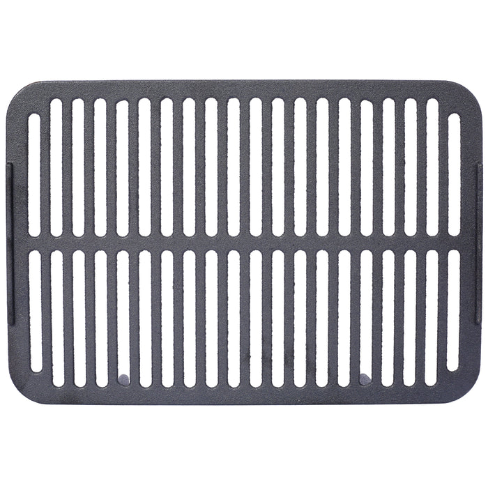 Oval Cast Iron Grill Outdoor Portable Charcoal Tabletop Skillet