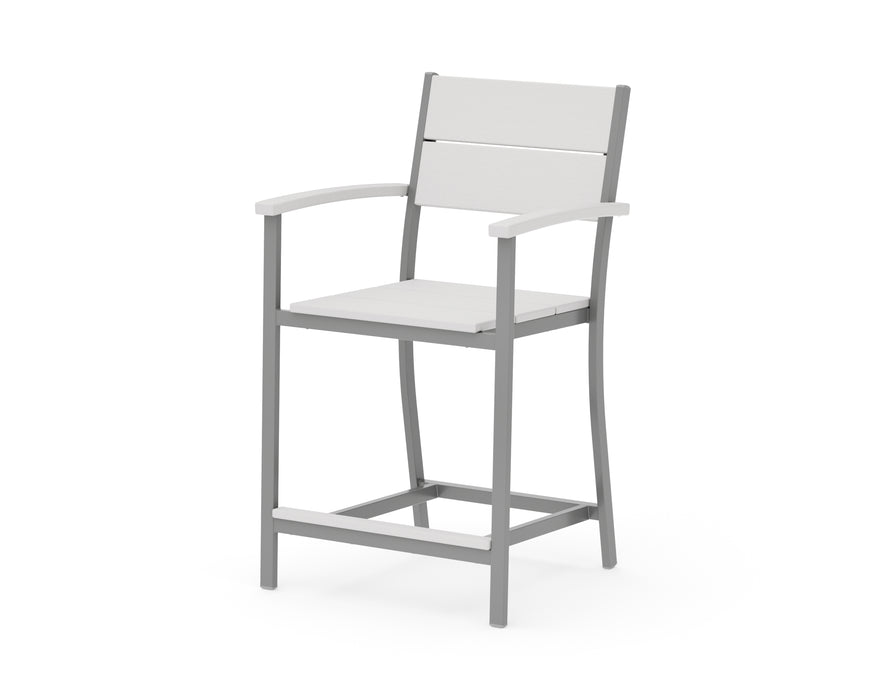 POLYWOOD® Main Street Counter Arm Chair