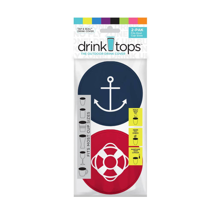 TAP & SEAL Drink Covers - Set of 2