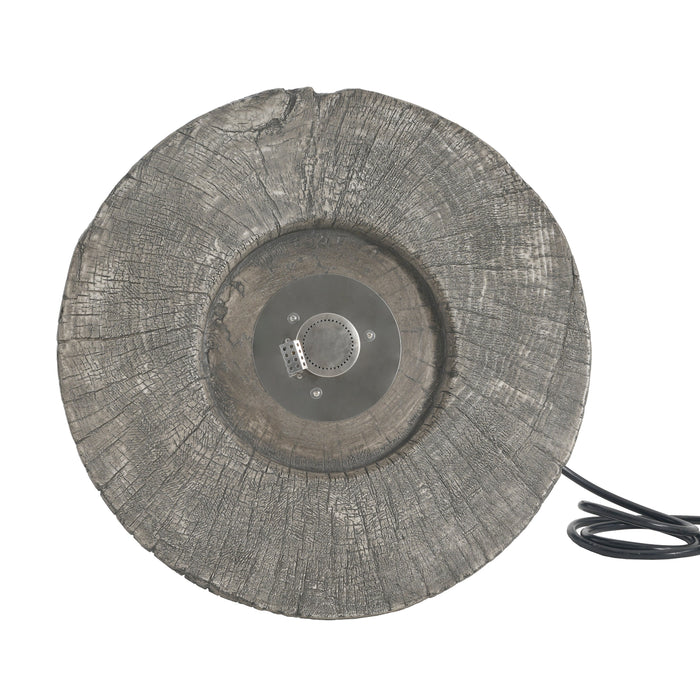 Patio MGO Propane Fire Pit, 30,000 BTU, Light Grey