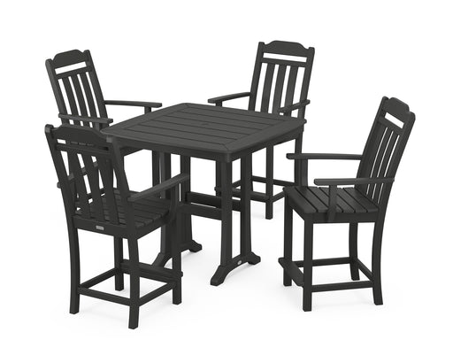 Country Living by POLYWOOD 5-Piece Counter Set with Trestle Legs