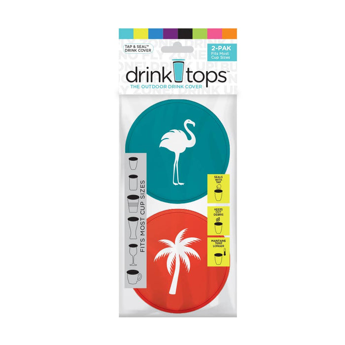 TAP & SEAL Drink Covers - Set of 2