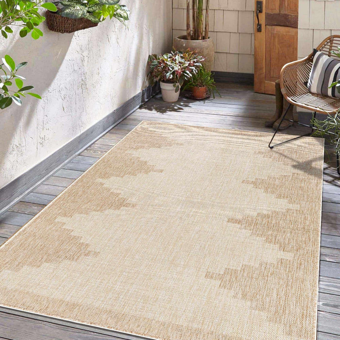 Djugun Beige Indoor & Outdoor Rug — Outdoor Rooms by Design
