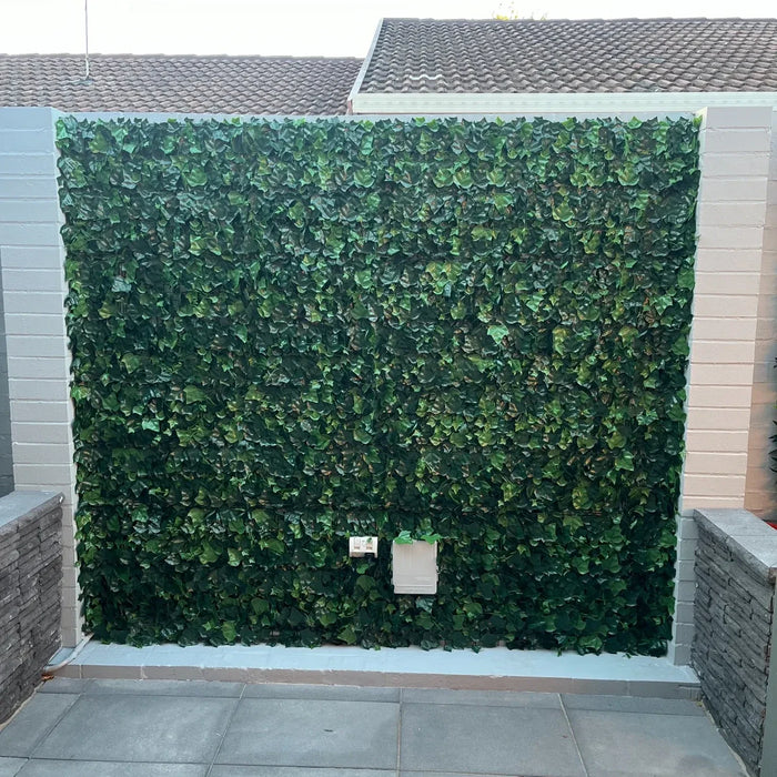 Artificial Boston Ivy Green Wall 33SQ FT Commercial Grade UV Resistant