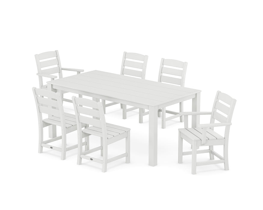 POLYWOOD Lakeside 7-Piece Parsons Dining Set