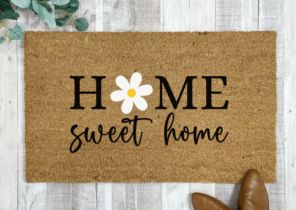 Home Sweet Home Daisy Doormat
