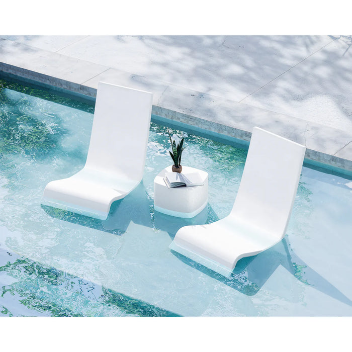 POLYWOOD® Laguna 3-Piece In-Pool Chair Lounge Set