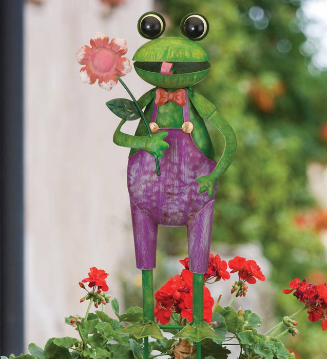 Frog Stake 15" - Purple