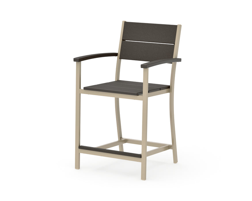 POLYWOOD® Main Street Counter Arm Chair