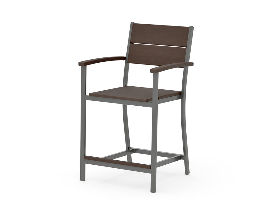 POLYWOOD® Main Street Counter Arm Chair