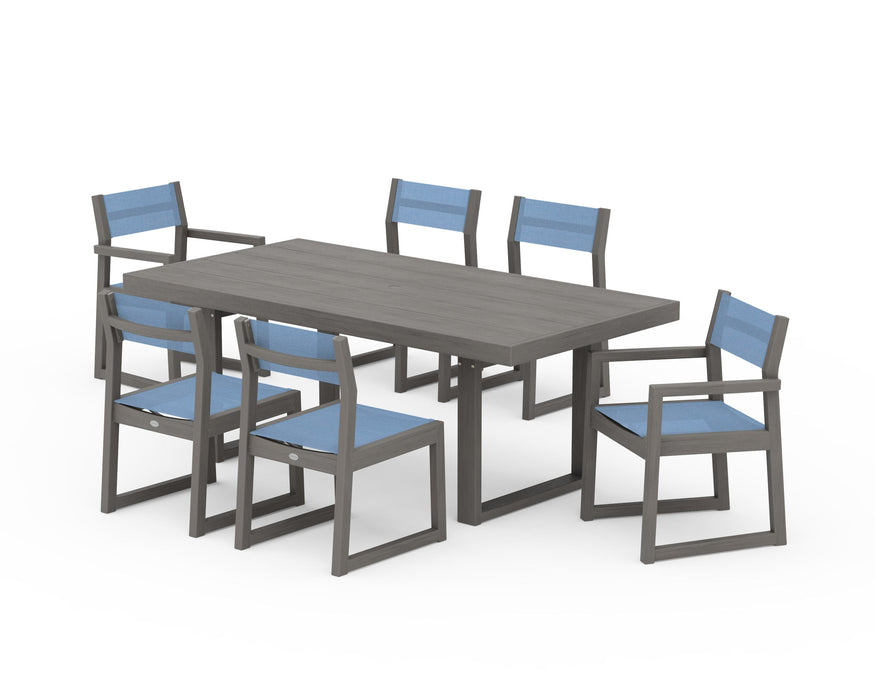 POLYWOOD® EDGE Sling 7-Piece Dining Set