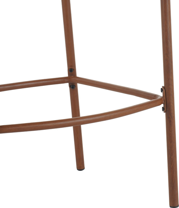 Lodi Outdoor Metal Rope Barstool Set of 2