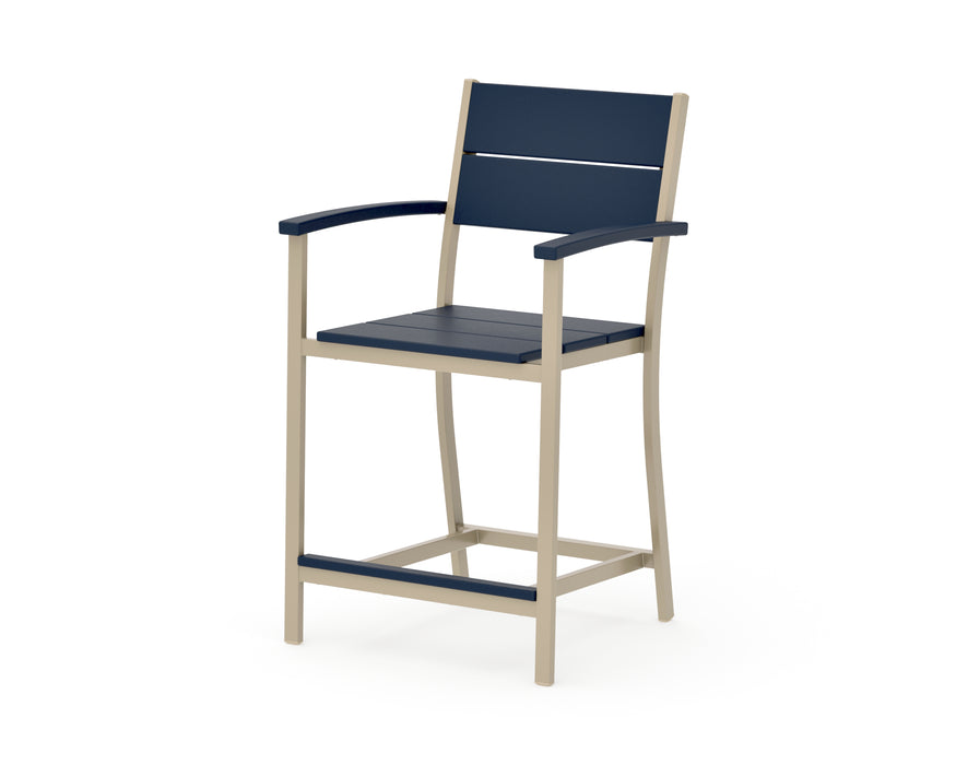 POLYWOOD® Main Street Counter Arm Chair