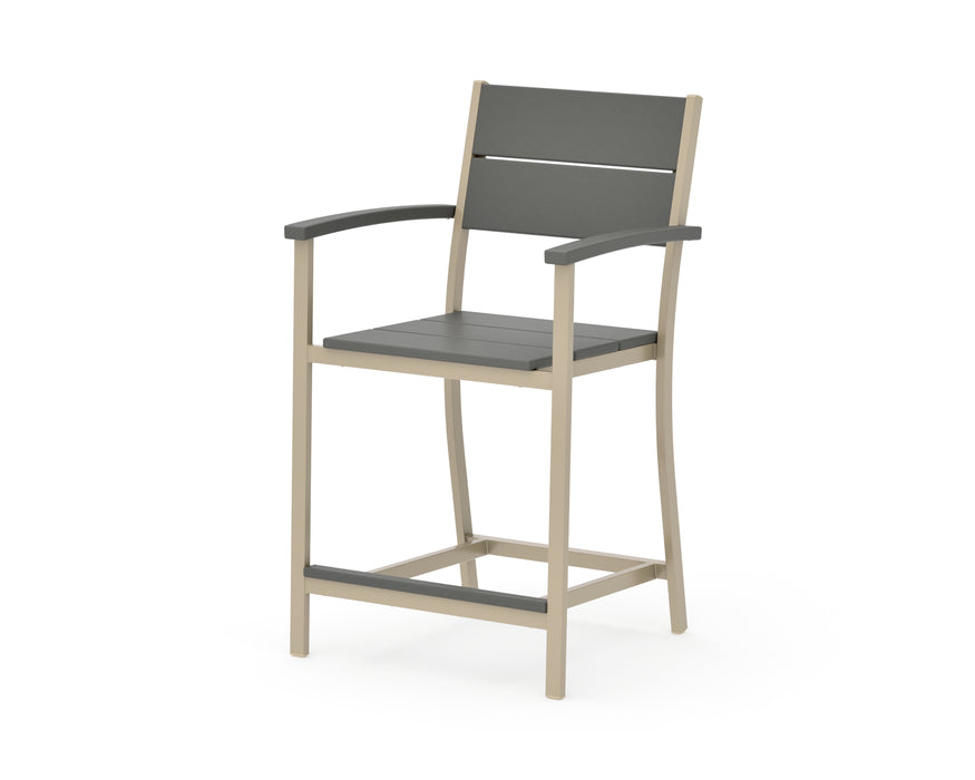 POLYWOOD® Main Street Counter Arm Chair