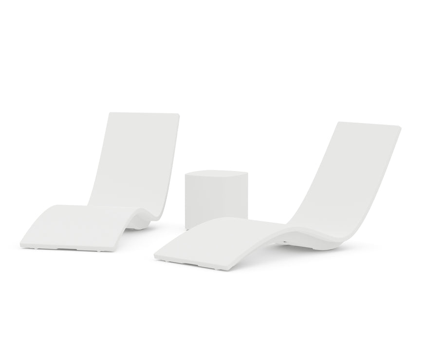 POLYWOOD® Laguna 3-Piece In-Pool Chaise Lounge Set