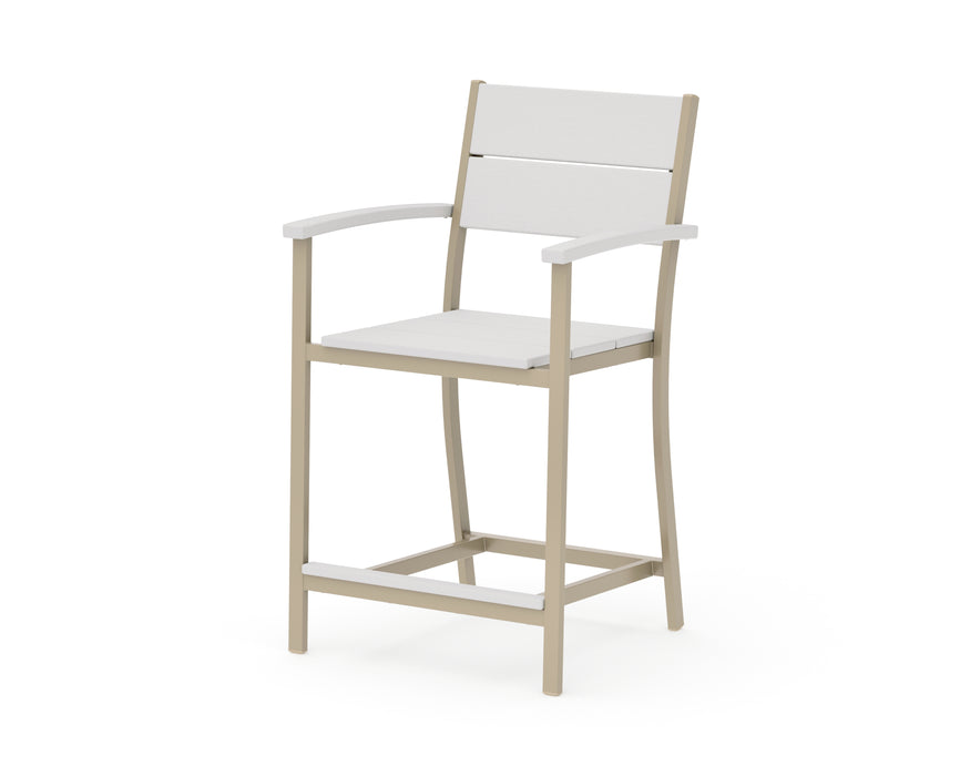 POLYWOOD® Main Street Counter Arm Chair