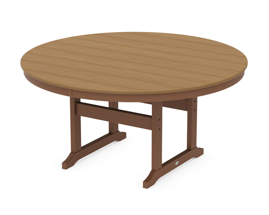 POLYWOOD® 60” Round Farmhouse Dining Table