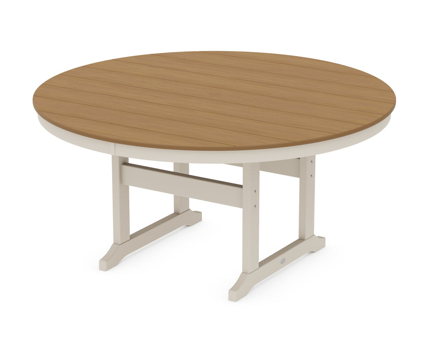 POLYWOOD® 60” Round Farmhouse Dining Table