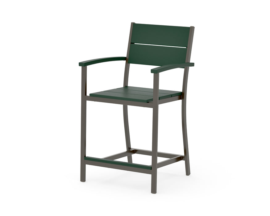 POLYWOOD® Main Street Counter Arm Chair