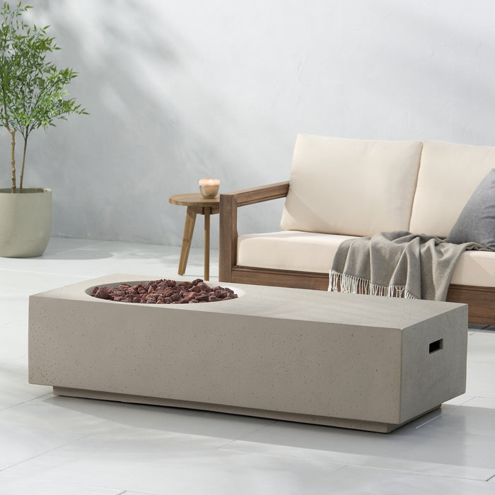 Rectangle 14.75' MGO Fire Pit - 50,000 BTU