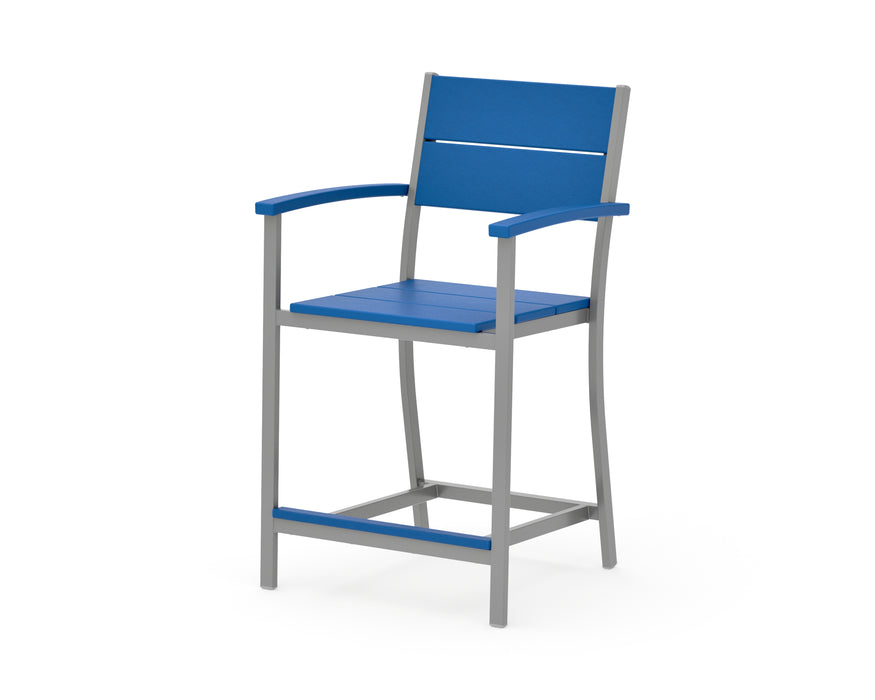 POLYWOOD® Main Street Counter Arm Chair