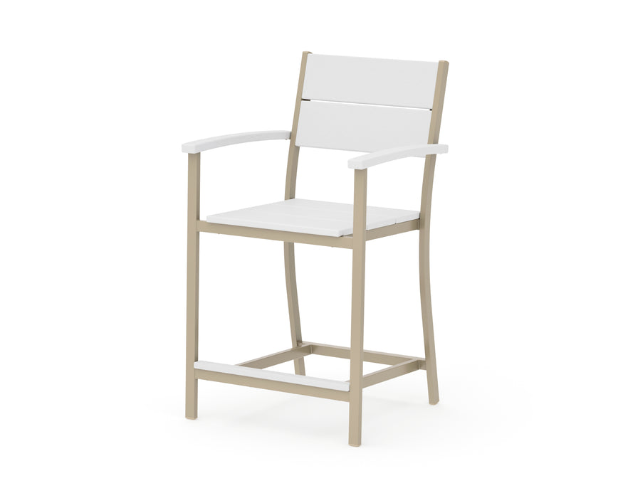 POLYWOOD® Main Street Counter Arm Chair