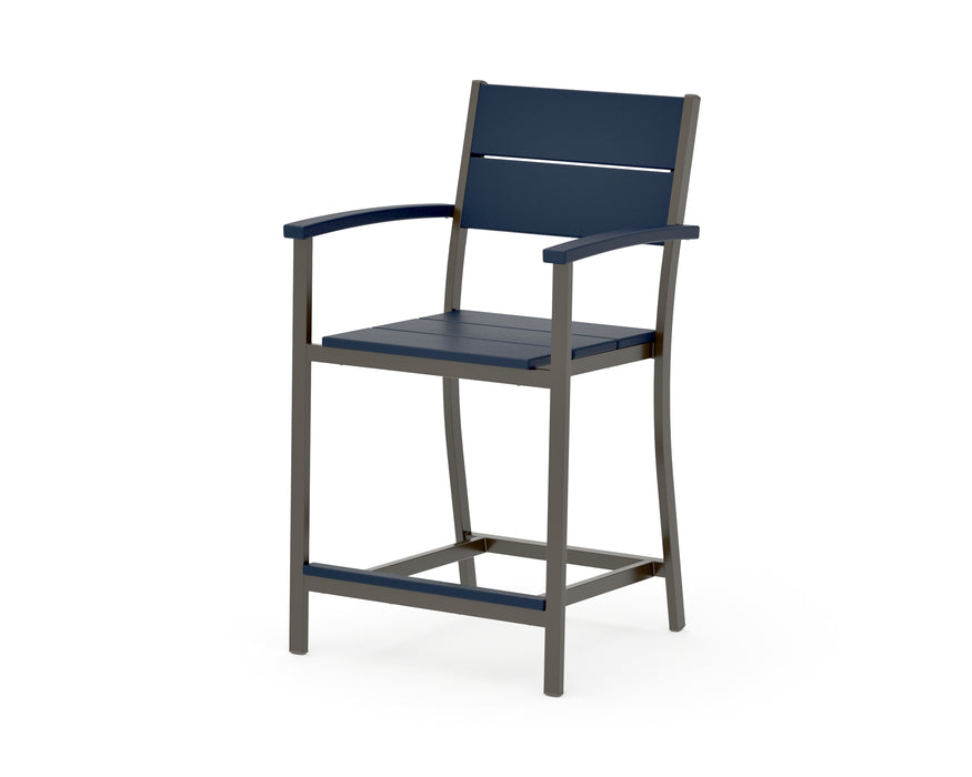 POLYWOOD® Main Street Counter Arm Chair